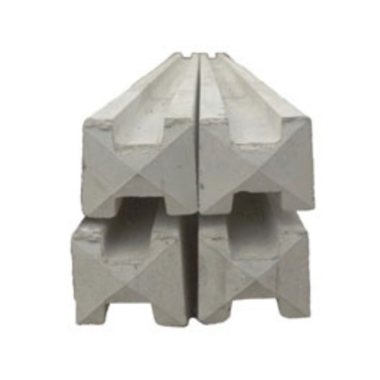 Concrete H Post & Gravel Board