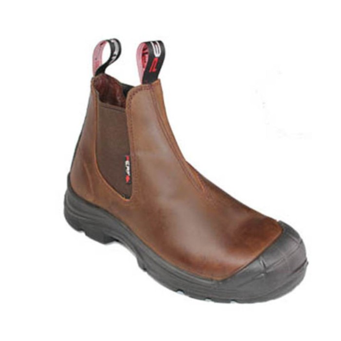 Perf Pro Dealer Slip-On Safety Boots | Brown
