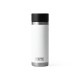 Rambler 18oz Bottle with Hotshot Cap | White
