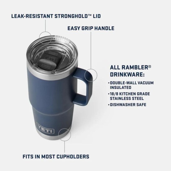 Rambler 20oz Travel Mug | Navy