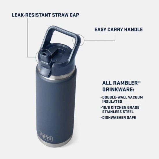 Rambler 26oz Bottle | Navy