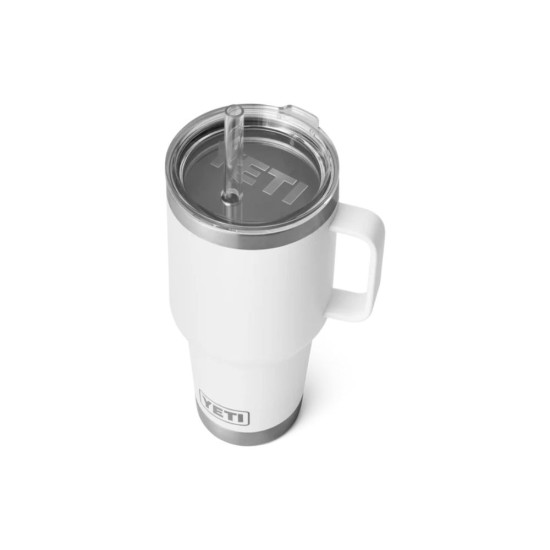 Rambler 35oz Straw Mug | White